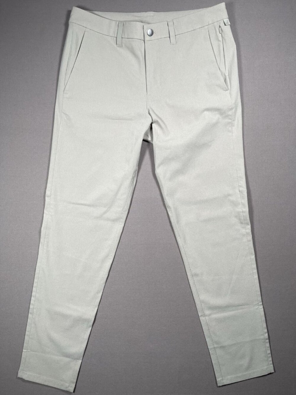Lululemon ABC Commission Ventlight Slim Fit Cream Beige Pants - Men Size 31 X 31